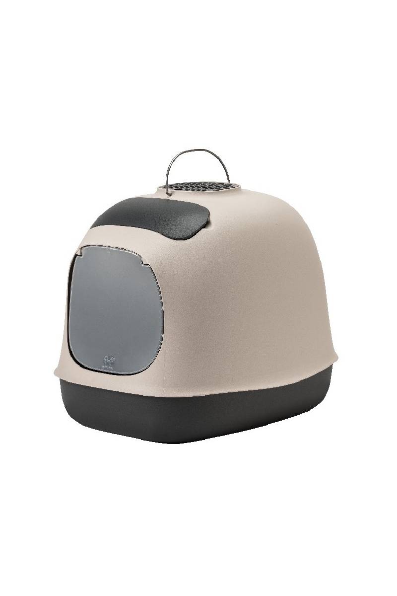 Minù Covered Cat litter dove grey/dark grey 