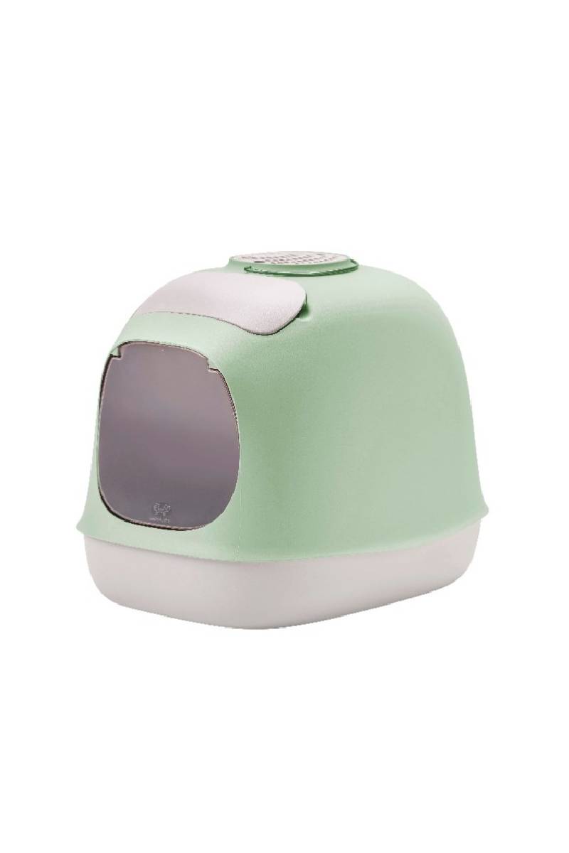 Minù Covered Cat litter Green/White