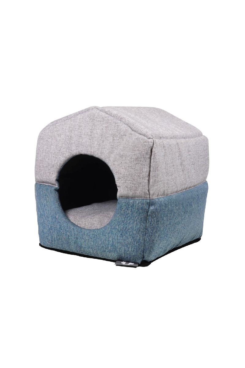 United Pets CHALET - House bed foldable Aquamarine and Sand