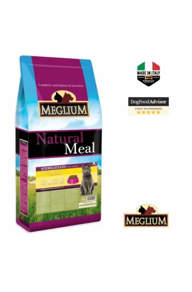 MEGLIUM CAT ADULT STERILIZED 15KG