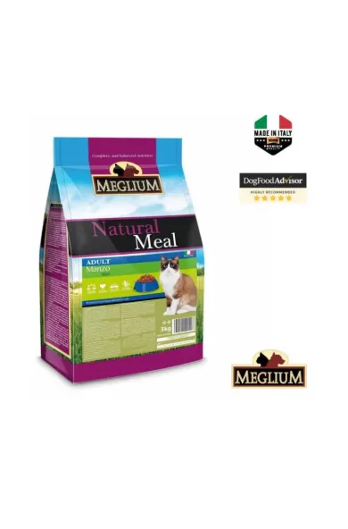 MEGLIUM CAT ADULT BEEF 3KG