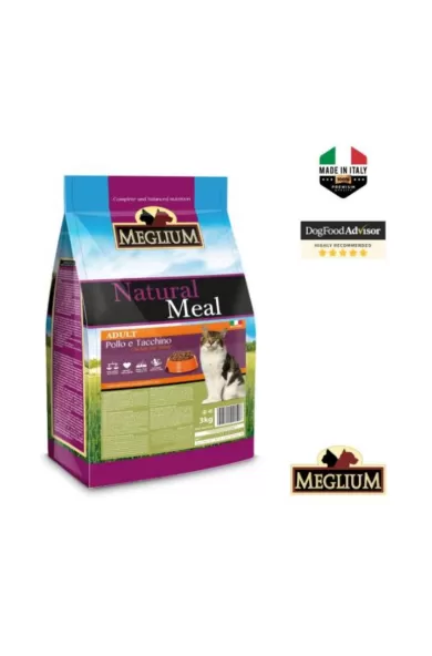 MEGLIUM CAT ADULT CHICKEN-TURKEY 3KG