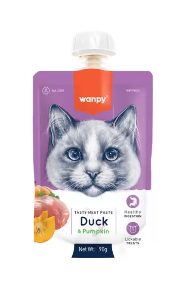 Wanpy Meat Paste Duck & Pumpkin for Cat 