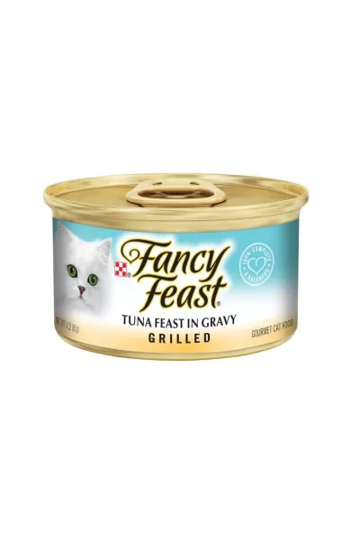 Purina FANCY FEAST Adult Grilled Tuna Feast in Gravy Gourmet Wet Cat Food - 85g