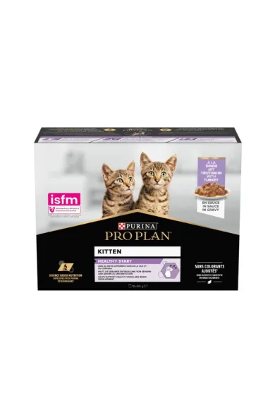 Purina ProPlan Healthy Start with Turkey for Kitten - 10x85g