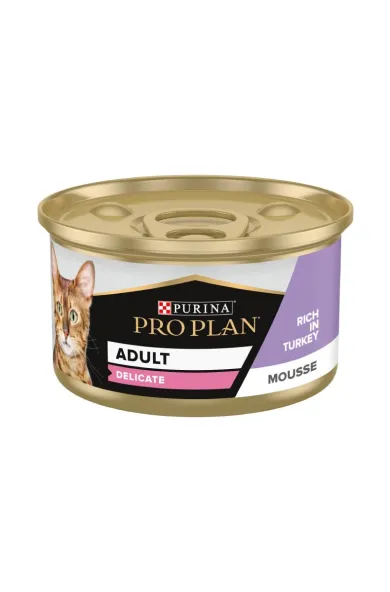 PURINA PRO PLAN Delicate CAt Turkey wet food - 85g