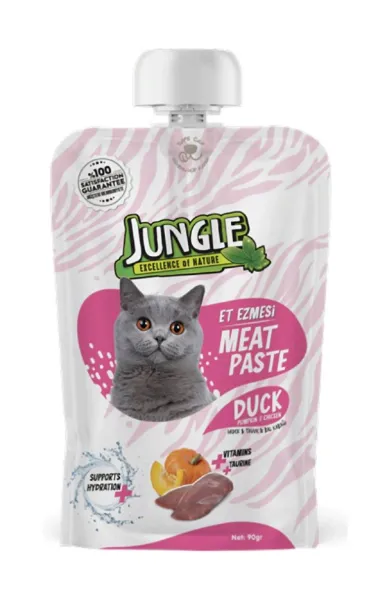Jungle Meat Paste For Cats With Duck & Pumpkin