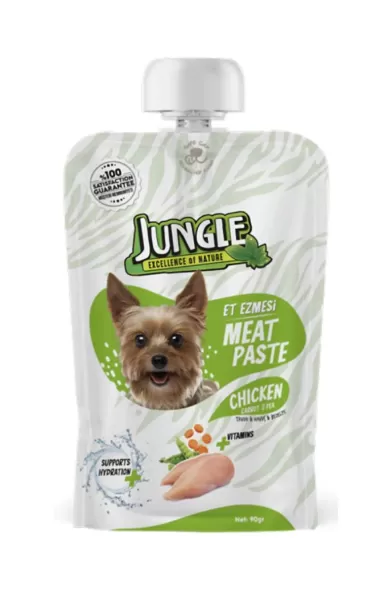Jungle Meat Paste For Dogs With Chicken, Peas & Carrots