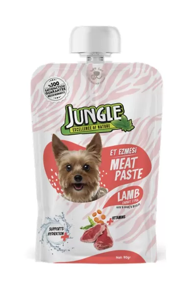 Jungle Meat Paste For Dogs With Lamb, Carrots & Peas - 90g