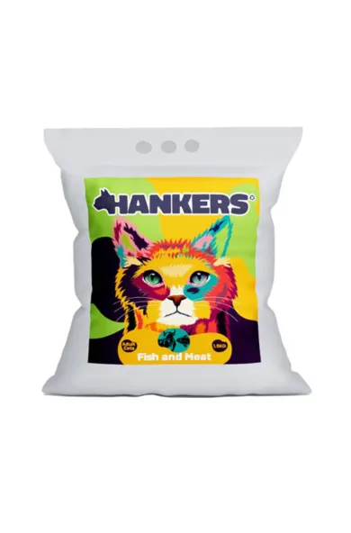 HANKERS Dry Cat food Fish & Meat - 1.5kg