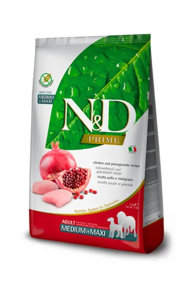Farmina N&D Prime Chicken & Pomegranate Adult Medium & Maxi 2.5Kg