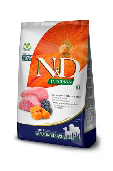 FARMINA N&D Pumpkin Lamb & Blueberry Adult Medium & Maxi 2.5Kg