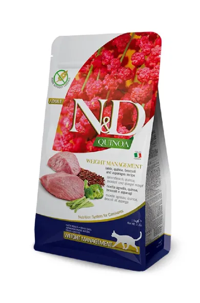 FARMINA CAT N&D Quinoa Weight Management Lamb 1.5Kg