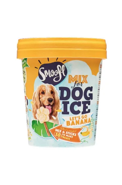Smoofl Banana Mix for Dog Ice
