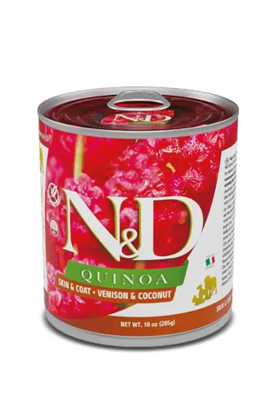 Farmina N&D DOG QUINOA VENISON & COCONUT 285 GR