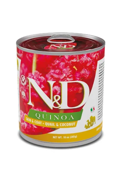 Farmina N&D DOG QUINOA QUAIL & COCONUT 285 GR