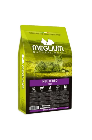 MEGLIUM CAT ADULT STERILIZED BEEF 1.5KG	