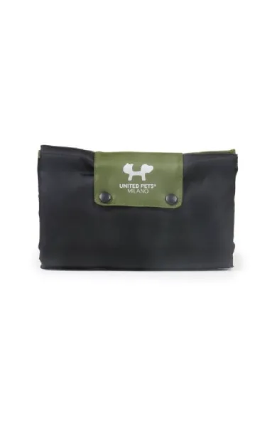 Lazy Dog Foldable Mat for Dogs Black and Green