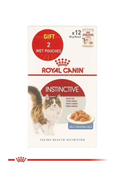 Royal Canin Cat Wet Instinctive Jelly 85g 10+2 Pouches Gift