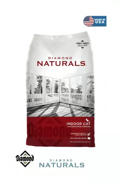 DIAMOND NATURALS CHICKEN & RICE INDOOR ADULT CAT - 3KG