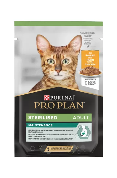 PURINA PRO PLAN STERILISED ADULT MAINTENANCE CHICKEN - 85g pouch