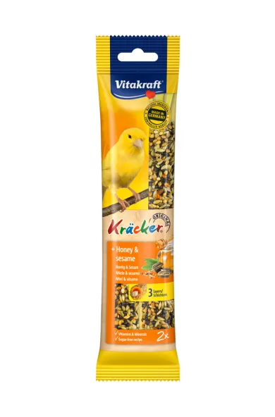 VITAKRAFT CANARY KRACKER HONEY & SESAME