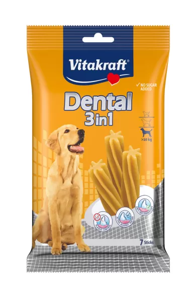 VITAKRAFT DENTAL 3IN1 STICKS MEDIUM