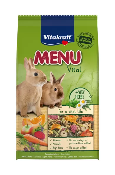 VITAKRAFT MENU VITAL RABBIT - 1KG