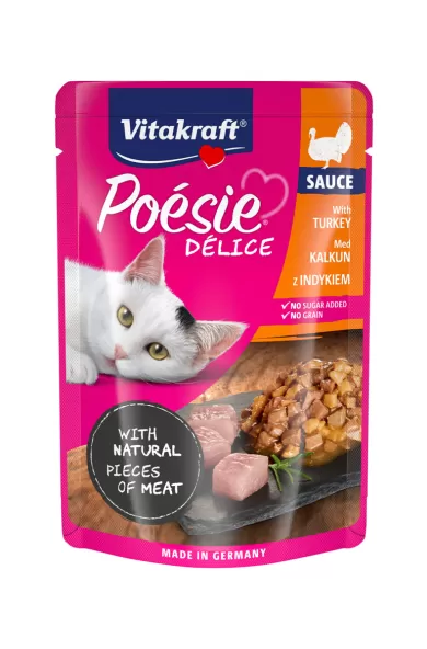 VITAKRAFT POESIE DELI SAUCE TURKEY BREAST