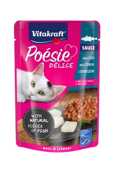 VITAKRAFT POESIE DELI SAUCE CODFISH 