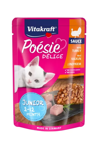 VITAKRAFT POESIE DELI SAUCE TURKEY JUNIOR