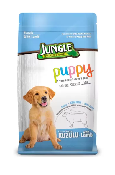 Jungle Puppy Dog Food with Lamb - 15 kg