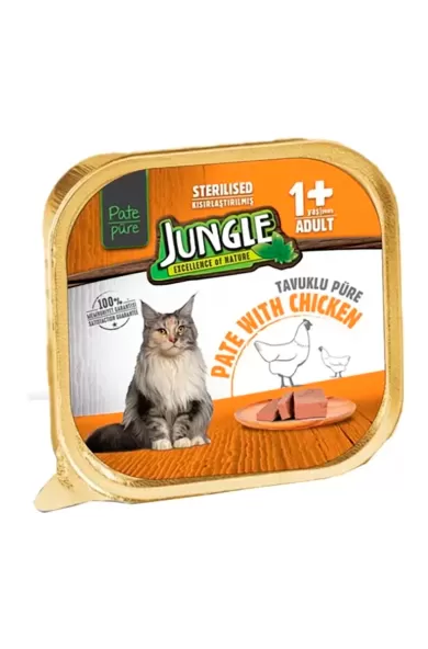 Jungle Pate Adult Chicken Sterilized in Gravy