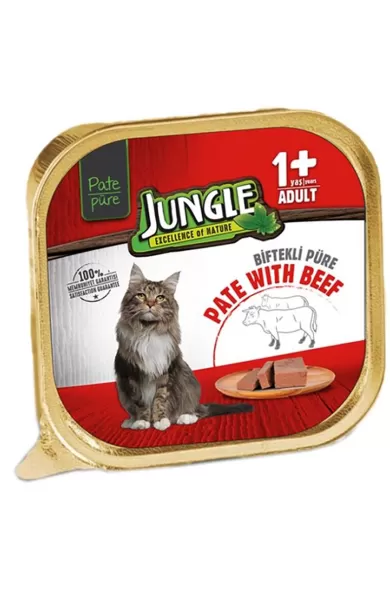 Jungle Pate Adult Beef In Gravy