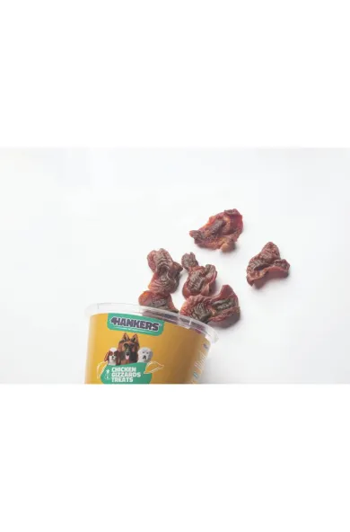 Hankers Dog Treat Jerky Chicken Gizzards