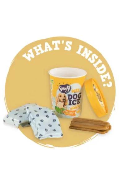 Smoofl Banana Mix for Dog Ice