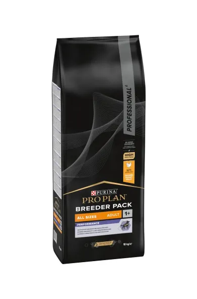 Purina Pro Plan Performance All Sizes Adult Dry Dog food with Chicken - 18kg