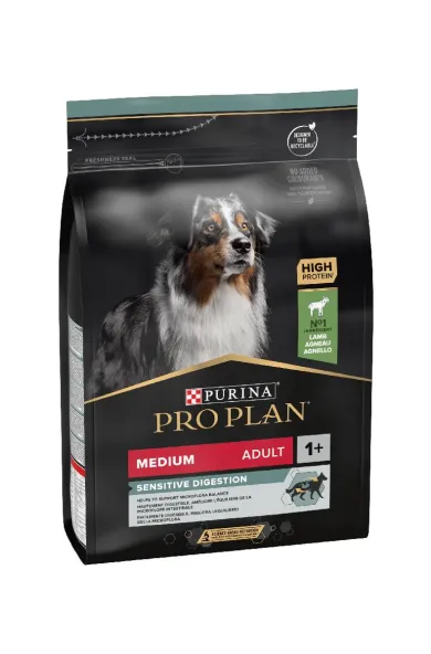 PURINA PROPLAN MEDIUM ADULT SENSITIVE DIGESTION DOG LAMB - 3KG