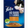 PURINA FELIX As Good as it Looks Chicken in Jelly Wet Cat Food Pouch - 85g