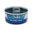 Farmina N&D Ocean Tuna, Sardines & Shrimp Adult Cat Wet Food 70g