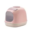 Minù Covered Cat litter Old-Pink/DoveGrey