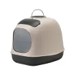 Minù Covered Cat litter dove grey/dark grey 