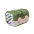 A.U.T.O. Pet Carrier green/dove grey/pink