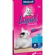 VITAKRAFT CAT LIQUID SNACK SALMON & OMEGA 6X15G