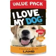 I Love My Dog Chunks With Lamb 1230g