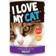 I Love My Cat Chunks With Beef