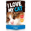 I Love My Cat Chunks With Fish