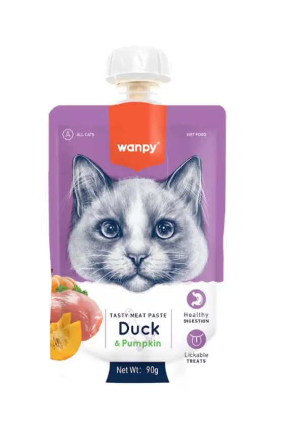 Wanpy Meat Paste Duck & Pumpkin for Cat 