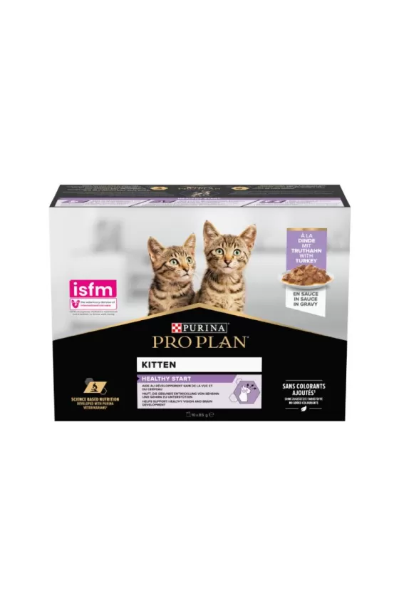 Purina ProPlan Healthy Start with Turkey for Kitten - 10x85g
