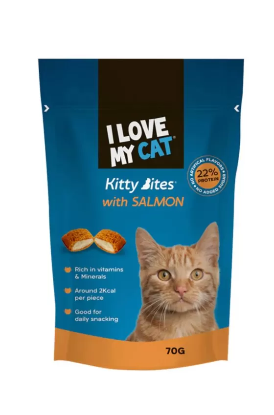 I Love My Cat Kitty Bites with Salmon - 70g